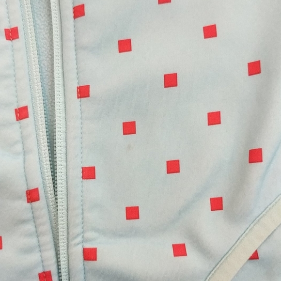 ❄️3/$25 BURTON Blue and Red Zip-Up Hoodie Jacket - Picture 8 of 12